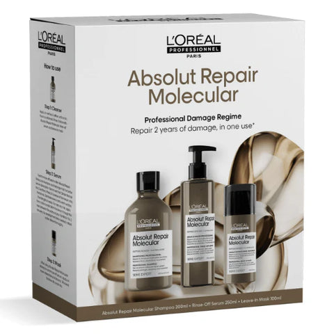 Loreal Professionel Absolut Repair Molecular Holiday Trio Gift Pack